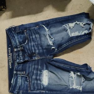 American Eagle Destressed Jeans